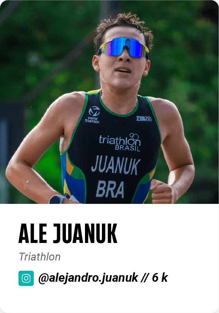 Ale Juanuk, Mormaii triathlon athlete