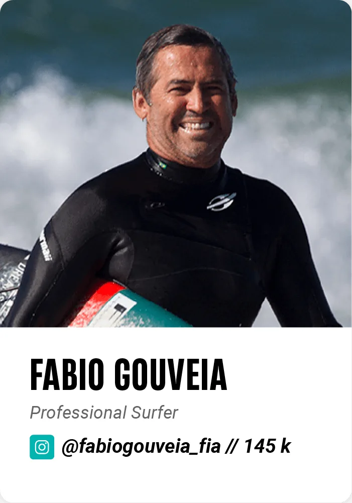 Fabio Gouveia, Mormaii professional surfer