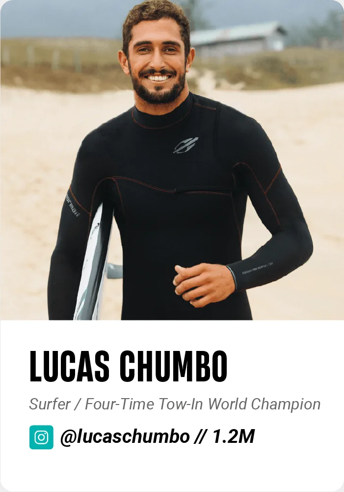 Lucas Fink, Mormaii skimboarder, 5x World Champion