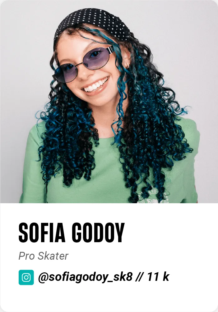 Sofia Godoy, Mormaii professional skater